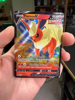 Flareon V SWSH149 Holo Promo Sword & Shield Promo Pokemon Holo - Image 1