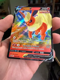 Flareon V SWSH149 Holo Promo Sword & Shield Promo Pokemon Holo - Image 4