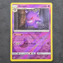 Gengar 38/111 Sun & Moon Crimson Invasion Reverse Holo Pokemon TCG NM - Image 3