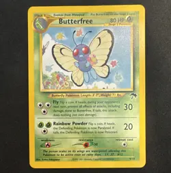Nintendo Butterfree Southern Islands Promo Regular 9/18 EN 2001 Stage 2 - Image 1