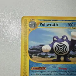 Nintendo Poliwrath Expedition Base Set EN 2002 100HP 60/165 e-Reader Rare - Image 4