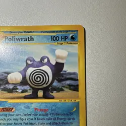 Nintendo Poliwrath Expedition Base Set EN 2002 100HP 60/165 e-Reader Rare - Image 5