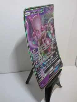 Pokemon TCG Card Mewtwo GX JUMBO CARD SM196 2019 Detective Pikachu Promo MP - Image 2