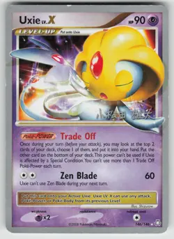 Uxie LV.X 146/146 Ultra Rare World Championship Decks Pokemon Moderately Played - Image 1