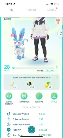 Pokemon Go (Stage 28) Shiny Eeveelutions ( 19 Shinys ) - Image 1