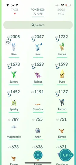 Pokemon Go (Stage 28) Shiny Eeveelutions ( 19 Shinys ) - Image 5