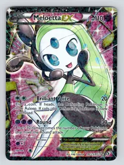 MP Pokemon TCG Meloetta EX RC25/RC25 - Full Art Ultra Rare - Legendary Treasures - Image 1