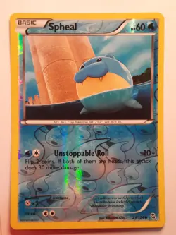 2012 Pokemon, B&W Dragons Exalted, #29/124 Spheal, Reverse Holo Common - Image 1