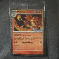 2026 Mega Evolutions - Chaos Rising Delphox Prerelease promo #74 SEALED PROMO - Image 1