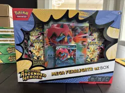 Pokemon TCG Mega Evolution Ascended Heroes Mega Feraligatr ex Box English - Image 1