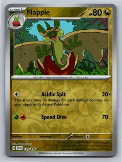 Flapple 139/191 Uncommon Surging Sparks Pokemon Reverse Holo Near Mint - Image 1
