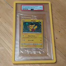 2020 Pokemon Special Delivery Pikachu SWSH074 Holo Promo Pokemon Center PSA 9 - Image 1