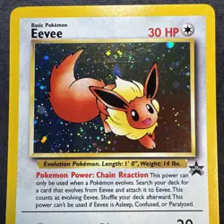 Eevee 11/53 Wotc Black Star Promo Holo Pokemon MJ - Image 4