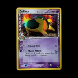 Pokemon TCG Dragon Frontiers Quilava Delta Species 36/101 Reverse Holo - Image 1