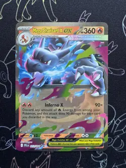 Pokemon TCG - Phantasmal Flames - Mega Charizard X EX - 013/095 - Double Rare - Image 1