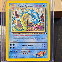 Pokemon TCG Misty's Gyarados 13/132 Gym Challenge Holo Rare Holo EN 2000 100 HP - Image 1