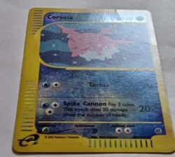 Pokemon TCG Corsola 102/165 Expedition Base Set Reverse Holo Common 60HP - Image 2