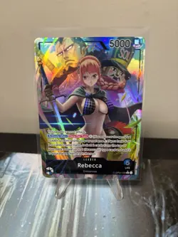 Rebecca Alt Art Card OP04-039 Leader Kingdoms Intrigue English One Piece - Image 1