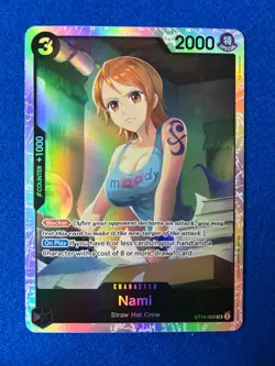 One Piece CCG - Nami ST14-006 Starter Deck 14: 3D2Y Foil - Image 1