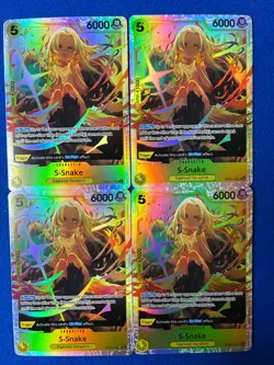 One Piece CCG - S-Snake OP08-112 Two Legends Foil [x4] - Image 1