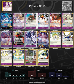 One Piece TCG OP15 P Enel Deck - English - Image 2