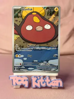 Stunfisk - 118/086 - Illustration Rare - SV: White Flare TCGKITTEN - Image 1