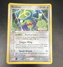 Nintendo Pokemon TCG EX Legend Maker Kecleon 37/92 stamped Regular Uncommon HP60 - Image 1