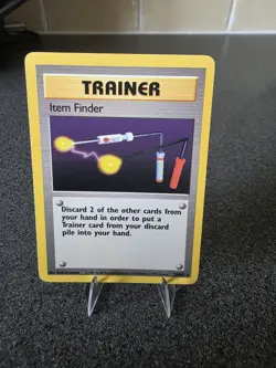 Pokemon TCG Vintage Card Item Finder 74/102 Trainer Base Set Unlimited - Image 1