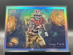 2025 Topps Cosmic Chrome George Kittle STN-22 Stars in the Night Refractor - Image 1