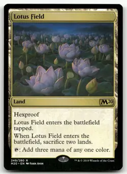 Lotus Field #249 (NM) Core Set 2020 M20 Magic MTG - Image 1