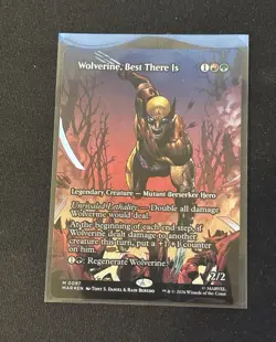 MTG Wolverine Best There Is 0097 (BORDERLESS FOIL) - Image 1