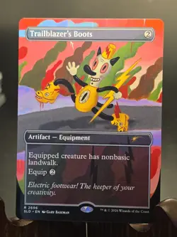 Trailblazer's Boots (2696) Secret Lair Drop MTG Regular Near Mint - Image 1