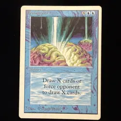 1993 MTG Magic The Gathering Unlimited Braingeyser Lightly Played LP- #13 - Image 1