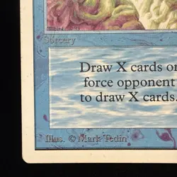 1993 MTG Magic The Gathering Unlimited Braingeyser Lightly Played LP- #13 - Image 2
