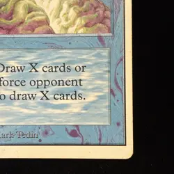 1993 MTG Magic The Gathering Unlimited Braingeyser Lightly Played LP- #13 - Image 3