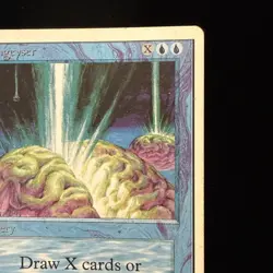 1993 MTG Magic The Gathering Unlimited Braingeyser Lightly Played LP- #13 - Image 4