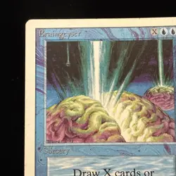 1993 MTG Magic The Gathering Unlimited Braingeyser Lightly Played LP- #13 - Image 5