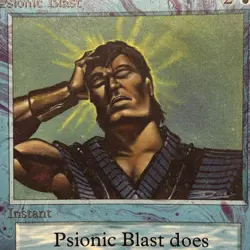 ***Beta Psionic Blast*** MTG Beta Magic MP #25 - Image 2