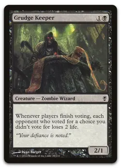 Grudge Keeper #28 (NM) Conspiracy CNS Magic MTG - Image 1