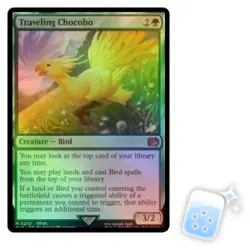 FOIL TRAVELING CHOCOBO (210) Final Fantasy FIN Magic MTG MINT CARD - Image 1