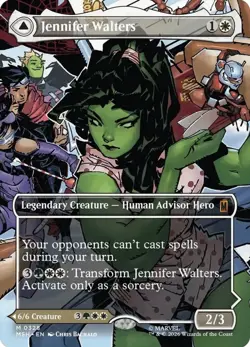MTG Jennifer Walters The Sensational She-Hulk Borderless 328 - Marvel - Image 2