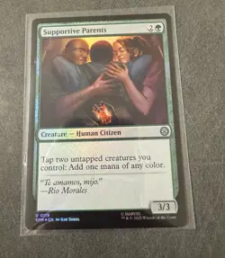 Supportive Parents - FOIL - U Marvel's Spider-Man 119 - MTG - Image 1