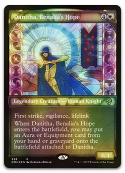 Danitha, Benalia's Hope (Textured Foil) #328 (NM) Dominaria United DMU Magic MTG - Image 1