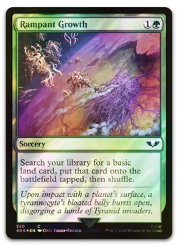Rampant Growth (Surge Foil) #220 (NM) Warhammer 40,000 40K Magic MTG - Image 1