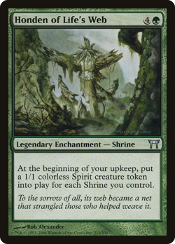 Honden of Life's Web #213 (MP) Champions of Kamigawa CHK Magic MTG - Image 1