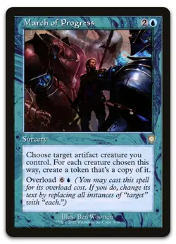 March of Progress (Retro Frame) #8 (NM) Brothers' War BRC Magic MTG - Image 1