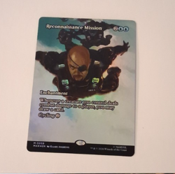 Reconnaissance Mission Comic FOIL NM Marvel Super Heroes MTG MAGIC THE GATHERING - Image 1