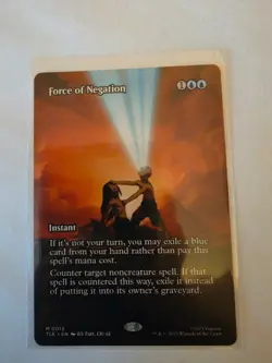 Force of Negation Borderless MTG Avatar: TLA Eternal-Legal Nm/M - Image 1