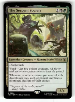The Serpent Society 226 Rare Marvel Super Heroes Magic: The Gathering Near Mint - Image 1