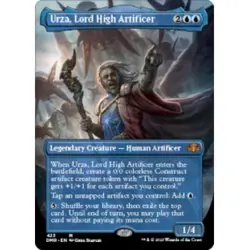 URZA, LORD HIGH ARTIFICER (BORDERLESS) Dominaria Remastered Magic MTG MINT CARD - Image 1
